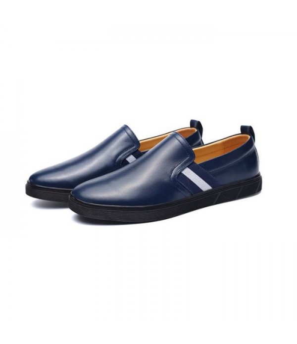 Men Loafers Casual Classic Leather Slip On Shoes